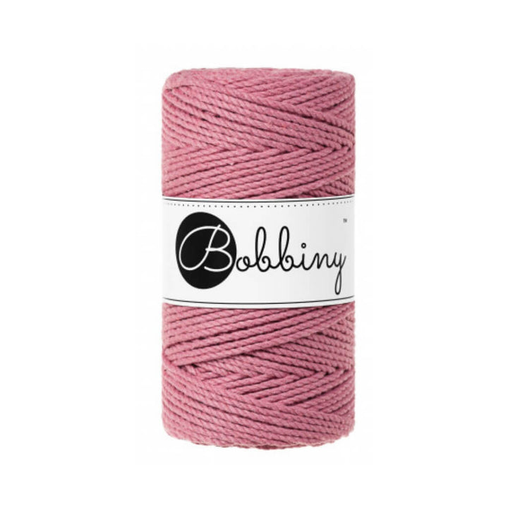 Bobbiny Makramee Garn 3mm gedreht, Farbe Blossom – Baumwolle bei Lieblingsgarn