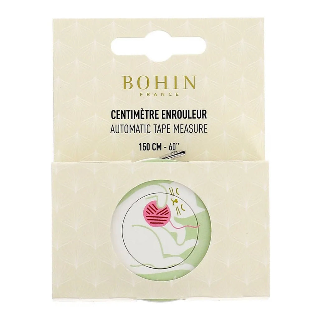 De Bondt B.V. Bohin Rollmaßband Katze grün bei bei bei bei bei bei bei bei bei bei Lieblingsgarn
