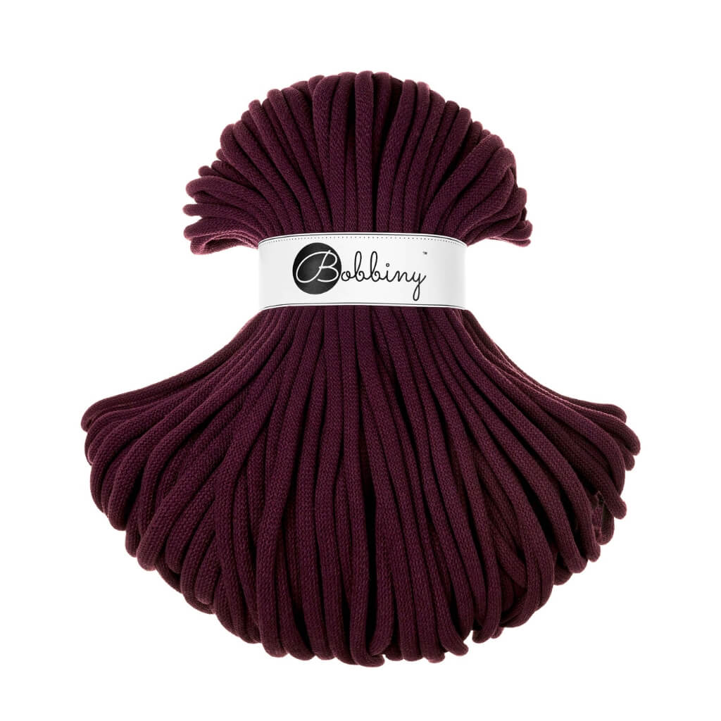 Bobbiny Burgundy Bobbiny 9mm Jumbo Kordel bei bei bei bei bei bei bei bei bei bei bei bei bei Lieblingsgarn