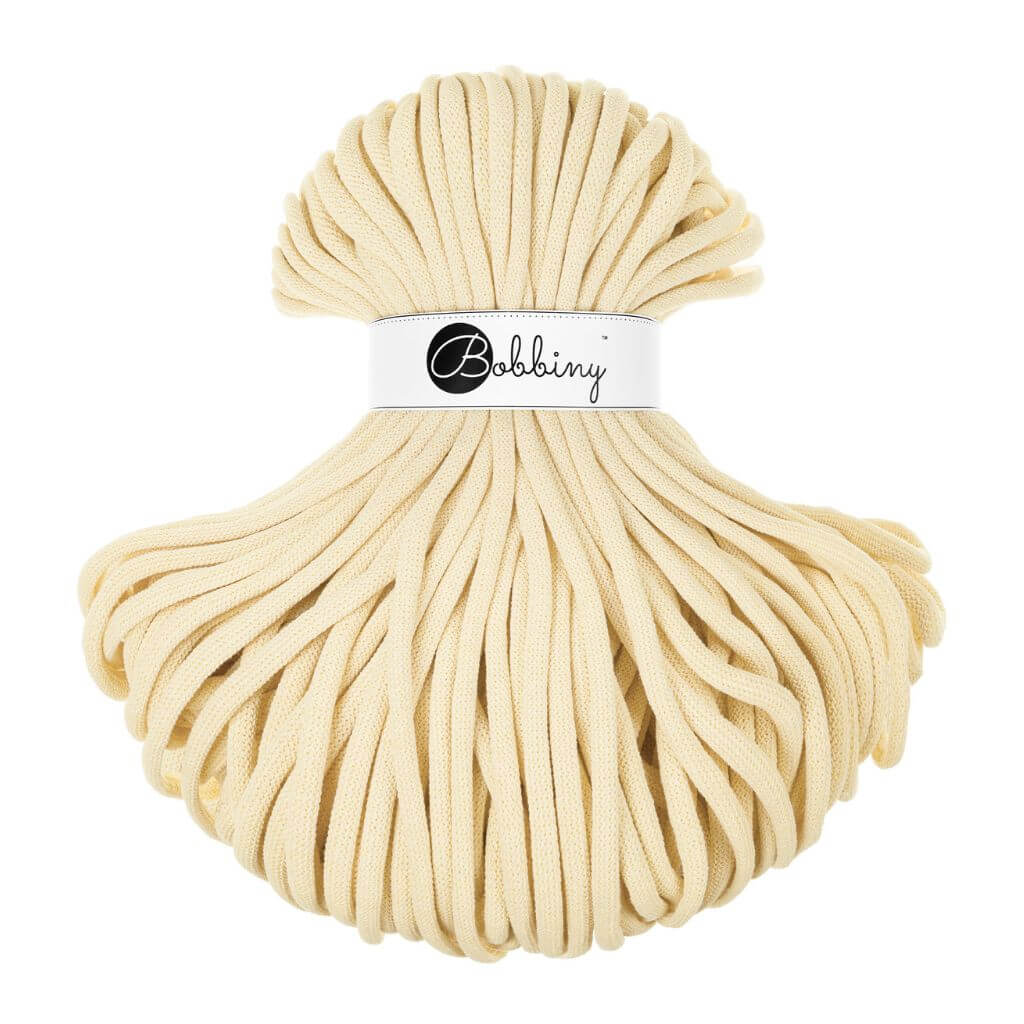 Bobbiny Butter Yellow Bobbiny 9mm Jumbo Kordel bei bei bei bei bei bei bei bei bei bei bei bei bei Lieblingsgarn