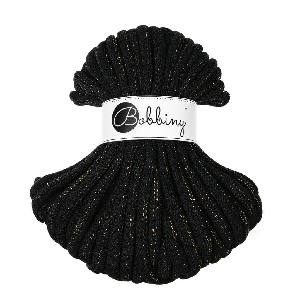 Bobbiny Golden Black Bobbiny Jumbo Kordel 9 mm x 30 m bei bei bei bei bei bei bei bei bei bei bei bei bei bei Lieblingsgarn