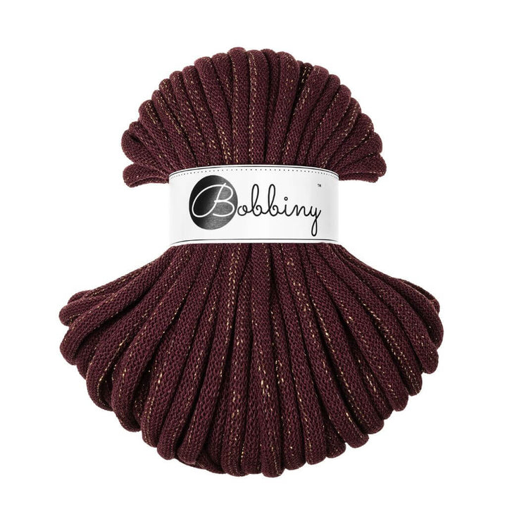 Bobbiny Golden Burgundy Bobbiny Jumbo Kordel 9 mm x 30 m bei bei bei bei bei bei bei bei bei bei bei bei bei Lieblingsgarn