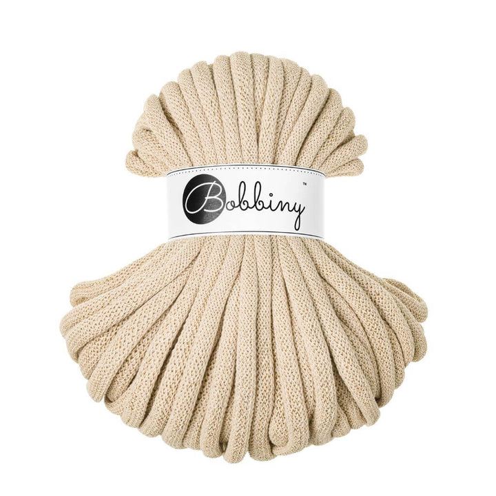 Bobbiny Golden Warm Beige Bobbiny Jumbo Kordel 9 mm x 30 m bei bei bei bei bei bei bei bei bei bei bei bei bei Lieblingsgarn