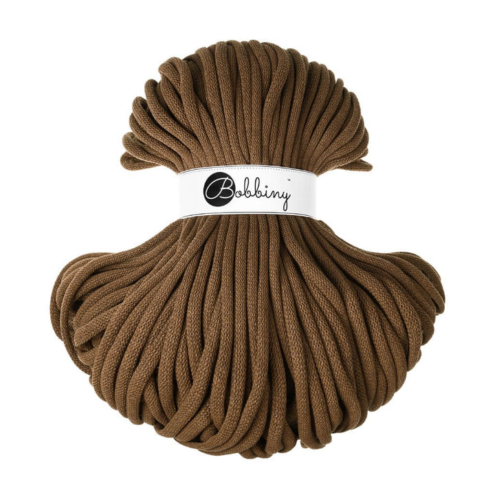 Bobbiny 9mm Jumbo Kordel, Farbe Nut Brown – Baumwolle bei Lieblingsgarn