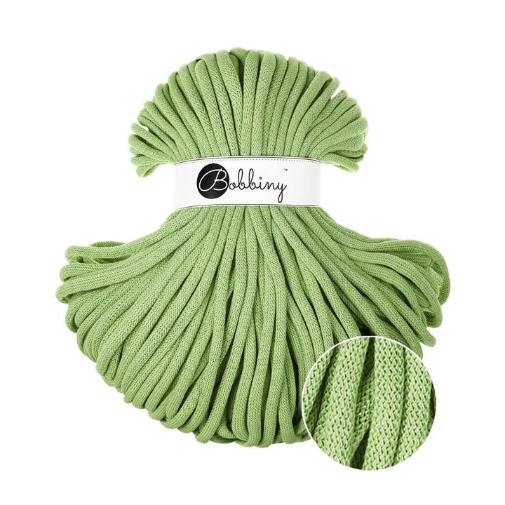 Bobbiny Unicolor Matcha Bobbiny 9mm Jumbo Kordel bei bei bei bei bei bei bei bei bei bei bei bei bei Lieblingsgarn