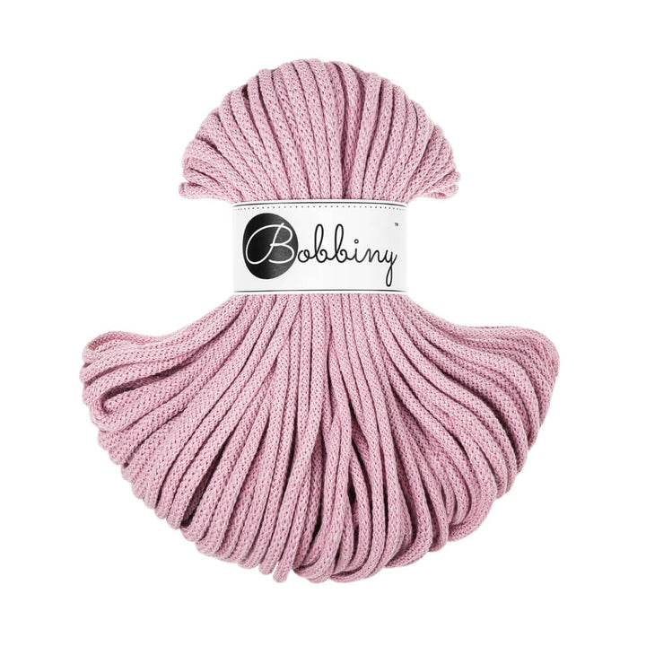 Bobbiny Premium Kordel 5 mm x 50 m, Farbe Dusty Rose – Baumwolle bei Lieblingsgarn
