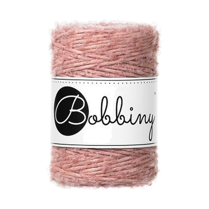 Bobbiny Bouclé Makramee Garn 1,5mm, Farbe Blush – Baumwolle bei Lieblingsgarn