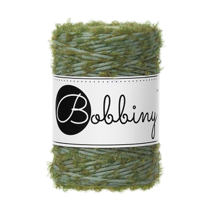 Bobbiny Bouclé Makramee Garn 1,5mm, Farbe Eucalyptus Green – Baumwolle bei Lieblingsgarn