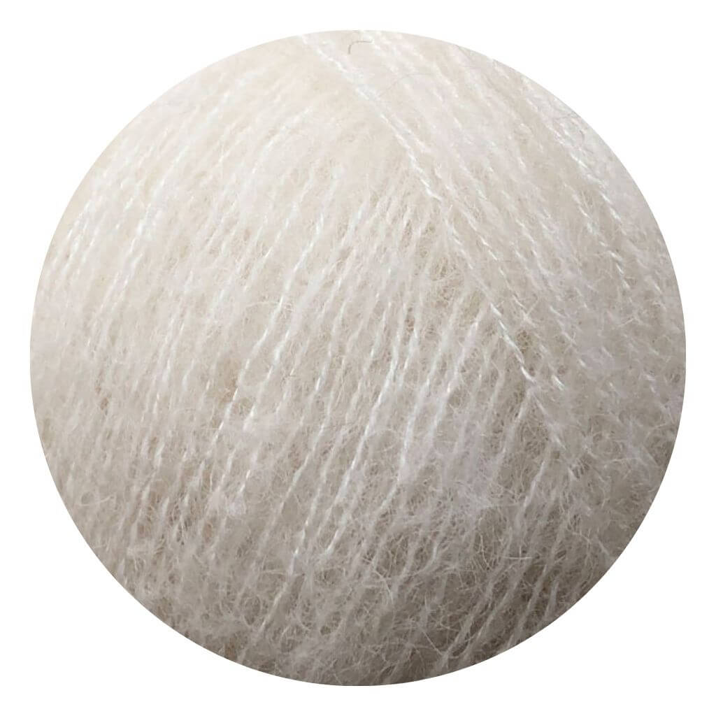 CaMaRose Midnatssol, Farbe 9500 Hvid Ras Rws – Alpaka, Merino und Tencel bei Lieblingsgarn
