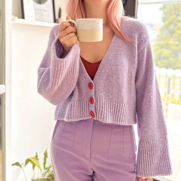 Kreativictoria Pattern Cardigan Pumpkin Spice Cardigan Strickanleitung - Kreativictoria (PDF) bei bei bei bei Lieblingsgarn