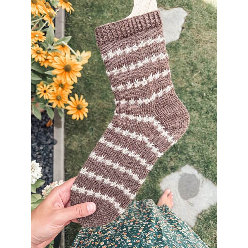 Carolin Balmes Pattern Friedas Mosaic Socken Strickanleitung - Carolin Balmes (PDF) bei bei bei bei bei bei Lieblingsgarn