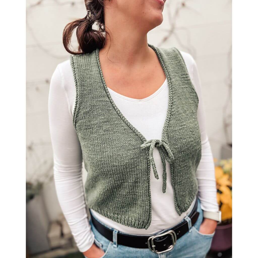 Carolin Balmes Pattern Friedas Mosaic Weste Strickanleitung - Carolin Balmes (PDF) bei bei bei bei bei bei Lieblingsgarn