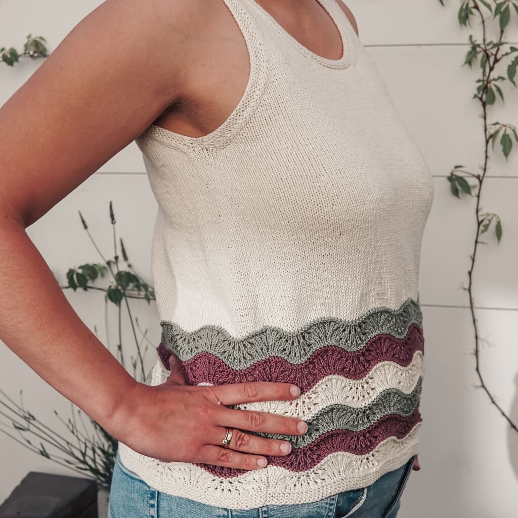 Carolin Balmes Lunas WaveTank Top Strickanleitung - Carolin Balmes (PDF) bei bei bei bei bei bei bei bei bei Lieblingsgarn