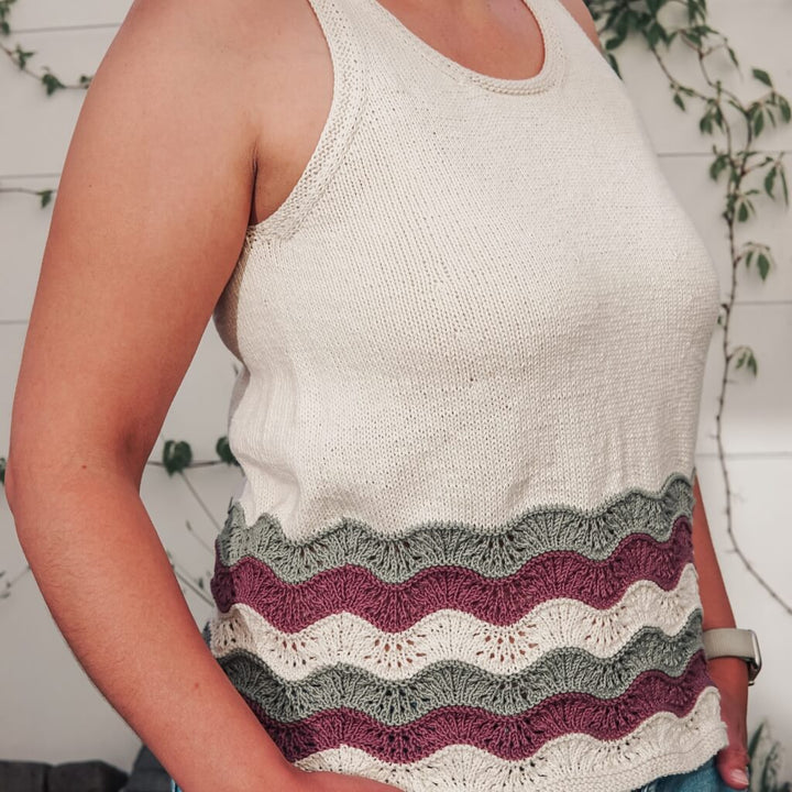 Carolin Balmes Lunas WaveTank Top Strickanleitung - Carolin Balmes (PDF) bei bei bei bei bei bei bei bei bei Lieblingsgarn