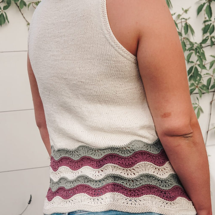 Carolin Balmes Lunas WaveTank Top Strickanleitung - Carolin Balmes (PDF) bei bei bei bei bei bei bei bei bei Lieblingsgarn