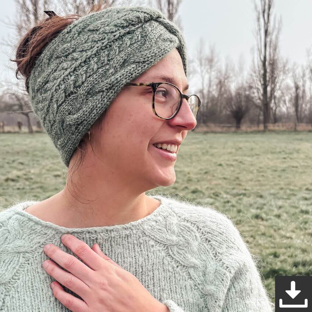Carolin Balmes Pattern Ricardas Cable Headband Strickanleitung - Carolin Balmes (PDF) bei bei bei bei bei bei Lieblingsgarn