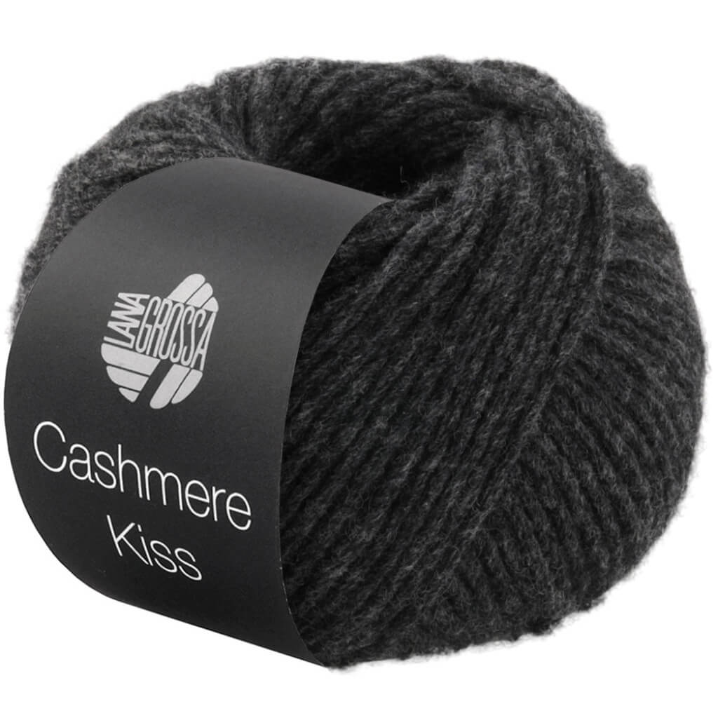 Lana Grossa Cashmere Kiss, Farbe 107 Anthrazit – Kaschmir und Merino bei Lieblingsgarn