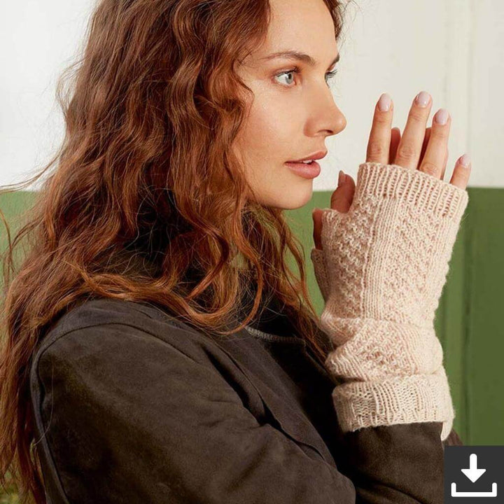 Lang Yarns Pattern Handstulpen aus Kaschmir Strickanleitung - Lang Yarns (PDF) bei bei bei bei bei bei bei Lieblingsgarn