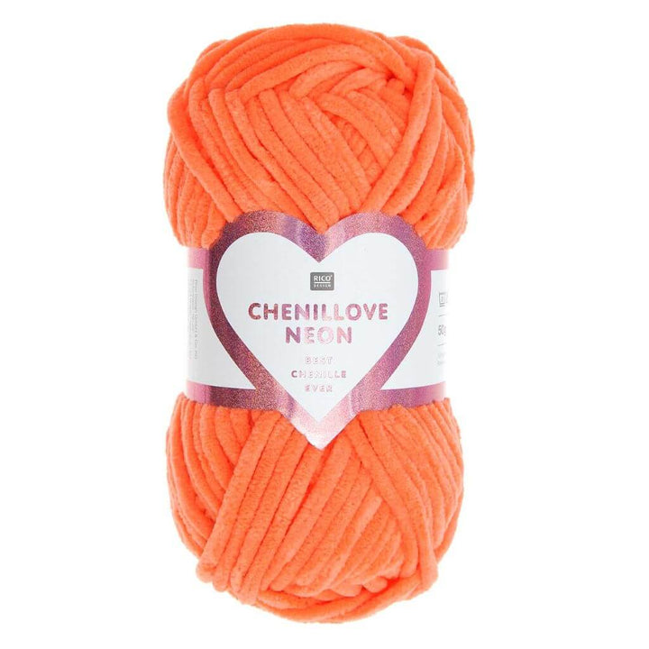 Rico Design Creative Chenillove Neon, Farbe 005 Orange – Synthetik bei Lieblingsgarn