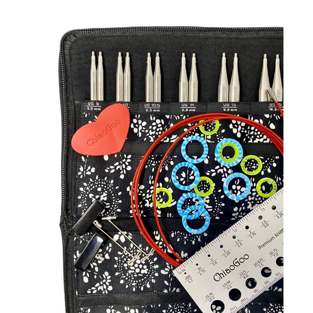 ChiaoGoo Nadelset Twist Red Lace Large 13 cm bei bei bei bei bei bei bei bei bei bei bei bei bei Lieblingsgarn