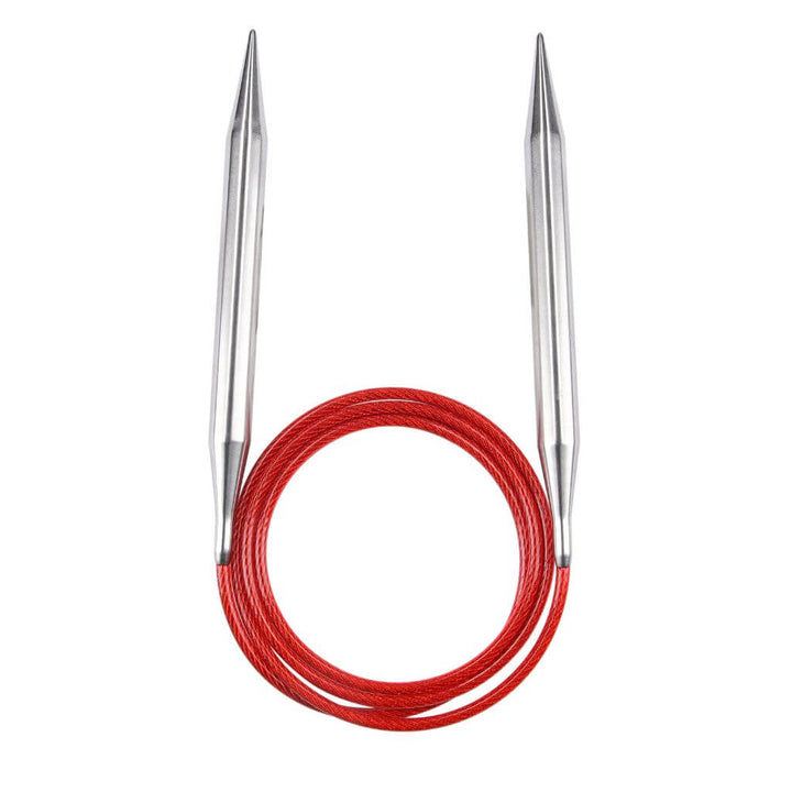 ChiaoGoo Rundstricknadel RED LACE Edelstahl, Farbe 100 – Metall bei Lieblingsgarn