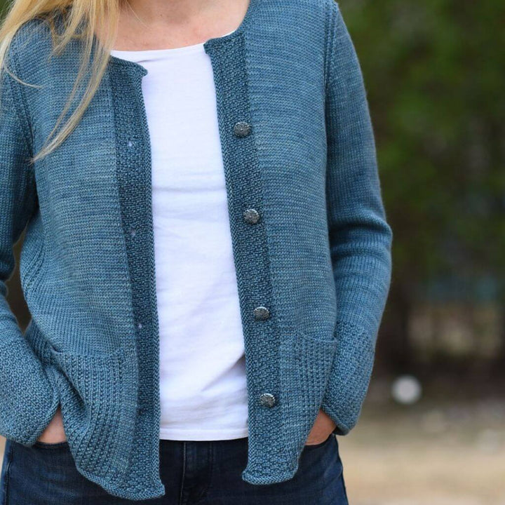 Christina Körber-Reith Monday in Blue Strickjacke - Christiana Körber-Reith (PDF) bei bei bei bei bei bei bei Lieblingsgarn