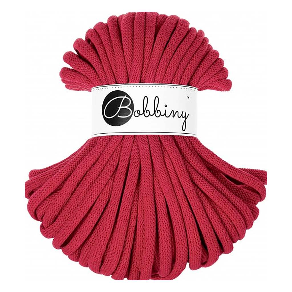 Bobbiny Jumbo Kordel 9 mm x 30 m, Farbe Classic Red – Baumwolle und Synthetik bei Lieblingsgarn