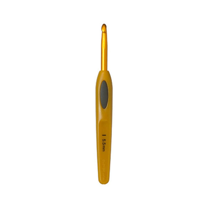 Clover Häkelnadel Soft Touch, Farbe 5,5 – Metall bei Lieblingsgarn