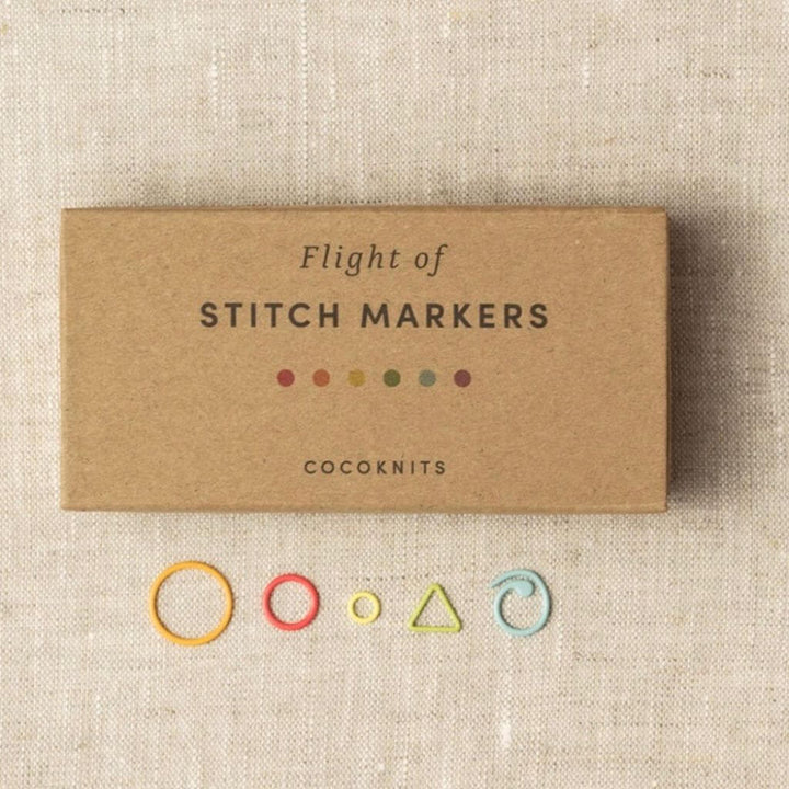 CocoKnits Flight of Stitch Markers Maschenmarkierer gemischt bei bei bei bei bei bei bei bei bei bei Lieblingsgarn