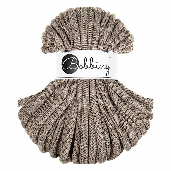 Bobbiny Jumbo Kordel 9 mm x 30 m, Farbe Coffee – Baumwolle und Synthetik bei Lieblingsgarn