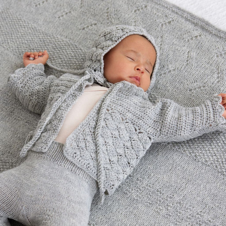 Lana Grossa Pattern Muschelmuster Jäckchen Häkelanleitung - Lana Grossa (Heft) bei bei bei bei bei bei bei bei Lieblingsgarn