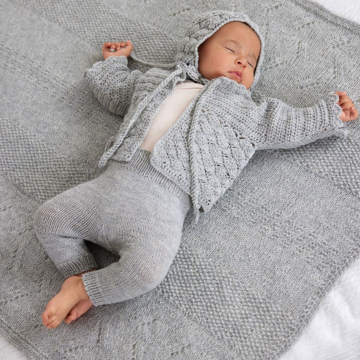 Lana Grossa Cool Wool Baby Häkelmützchen - Lana Grossa Infanti Nr. 20 Modell 27 bei bei bei bei bei bei bei bei Lieblingsgarn