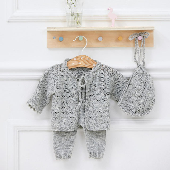 Lana Grossa Cool Wool Baby Häkelmützchen - Lana Grossa Infanti Nr. 20 Modell 27 bei bei bei bei bei bei bei bei Lieblingsgarn
