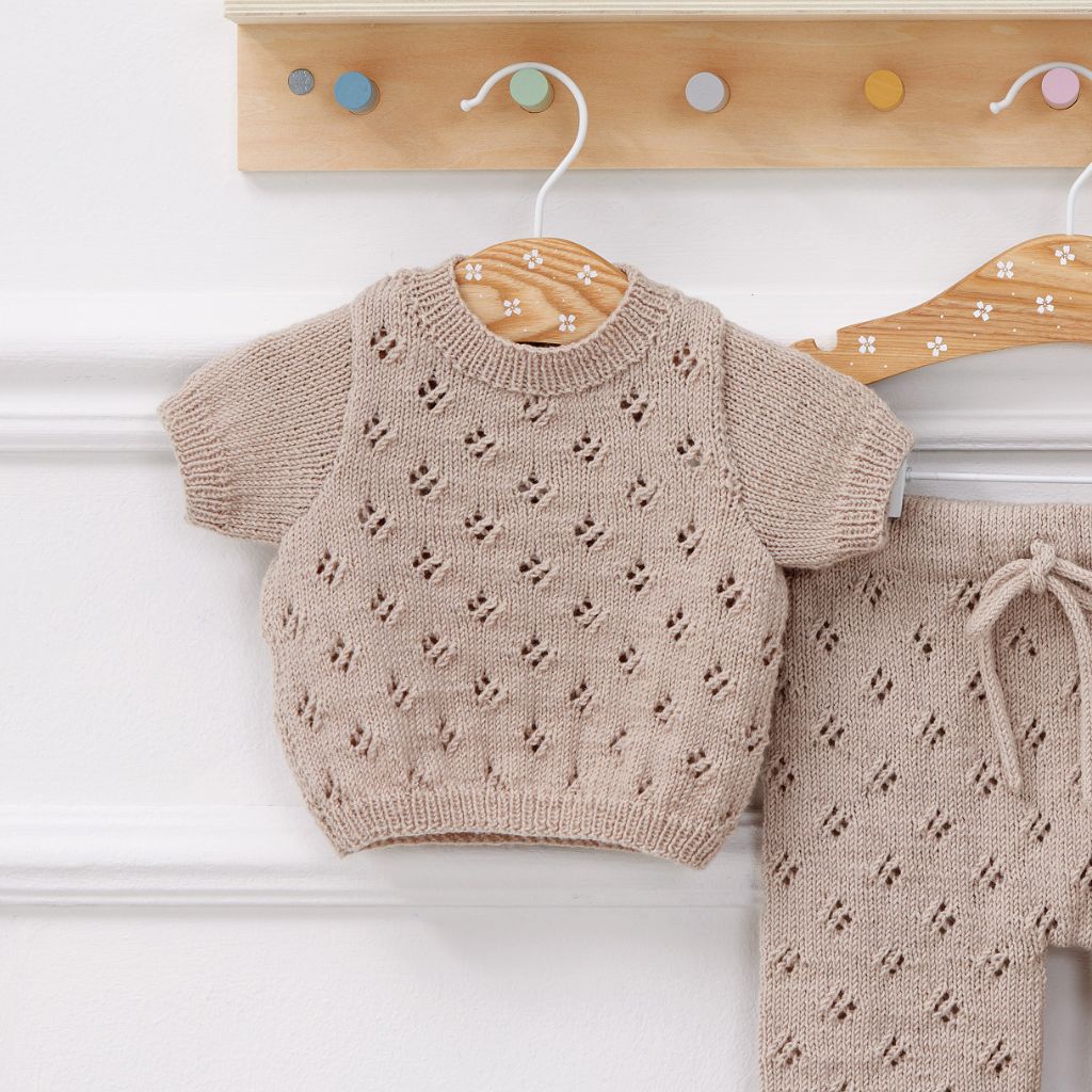 Lana Grossa Pattern Kurzarmpulli Baby Strickaleitung - Lana Grossa (Heft) bei bei bei bei bei bei bei bei bei Lieblingsgarn