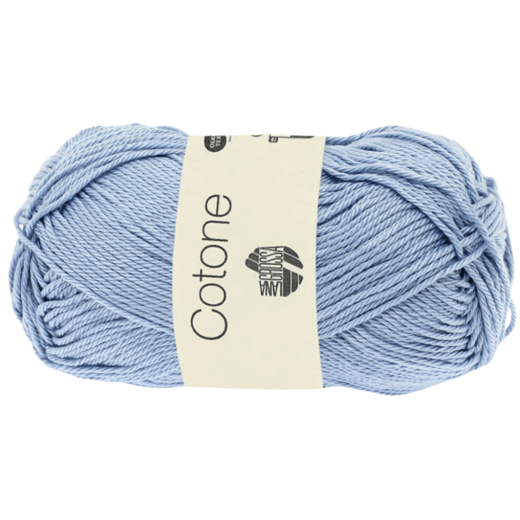 Lana Grossa Cotone, Farbe 33 Hellblau – Baumwolle bei Lieblingsgarn