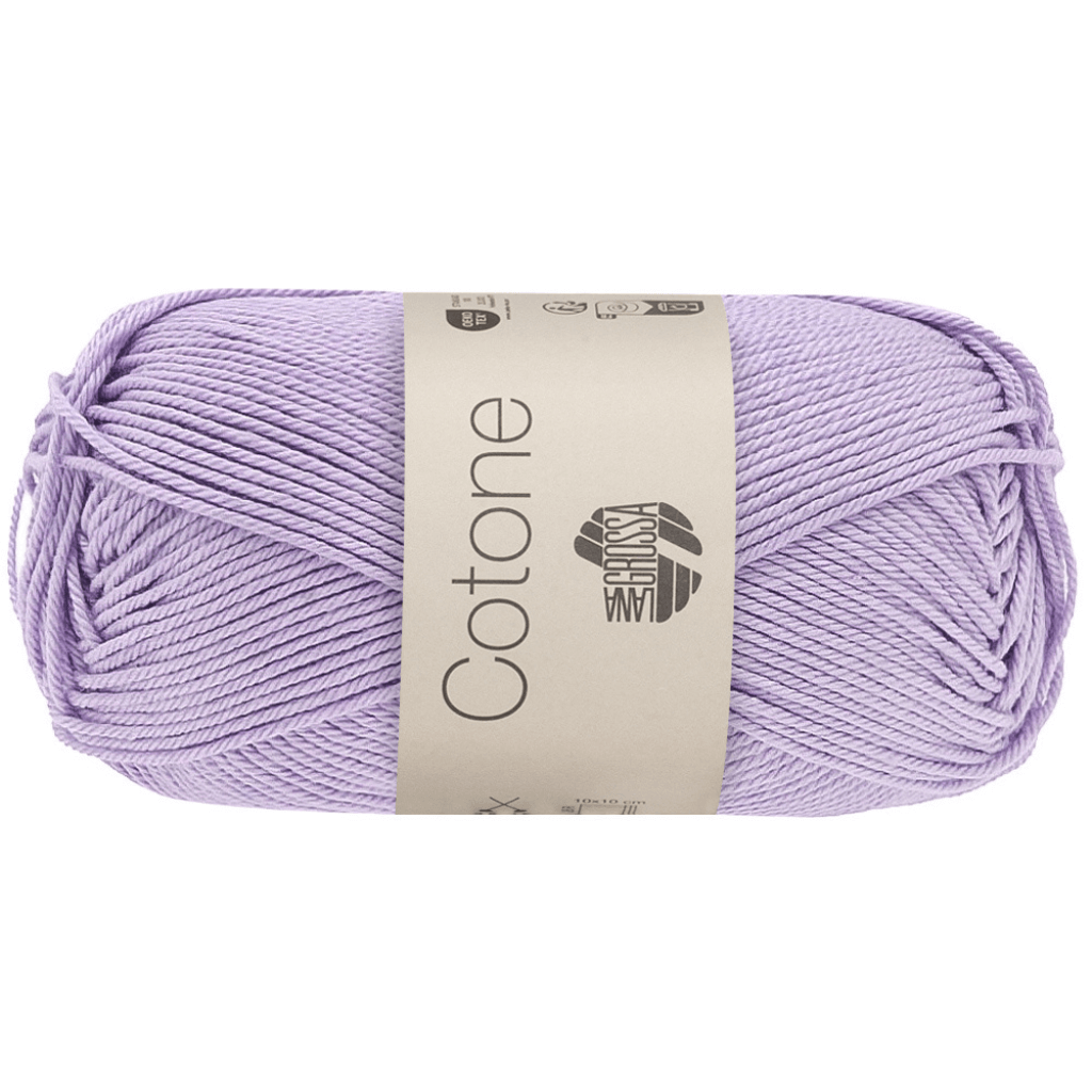 Lana Grossa Cotone, Farbe 143 Fliederlila – Baumwolle bei Lieblingsgarn