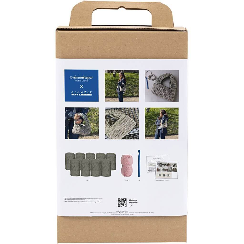 Creativ Company Kreativ-Set Häkeln Grob gehäkelte Tasche bei bei bei bei bei bei bei bei bei bei bei Lieblingsgarn