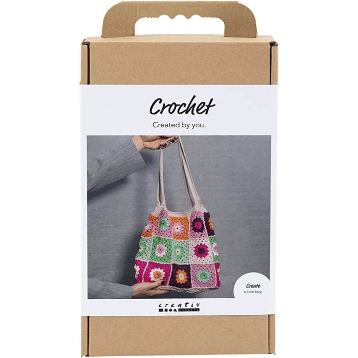 Creativ Company Kreativ-Set Häkeln Granny-Square-Tasche bei bei bei bei bei bei bei bei bei bei bei bei Lieblingsgarn