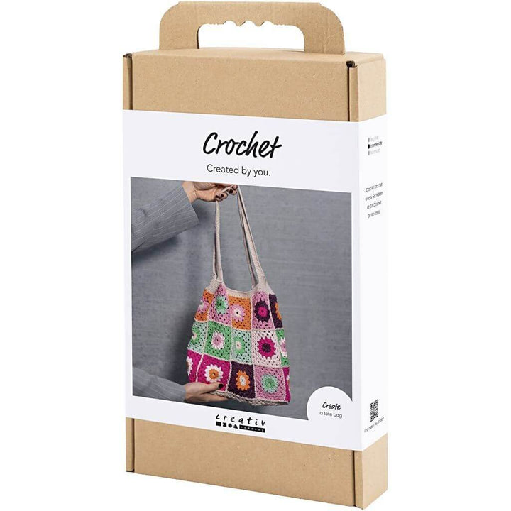 Creativ Company Kreativ-Set Häkeln Granny-Square-Tasche bei bei bei bei bei bei bei bei bei bei bei bei Lieblingsgarn