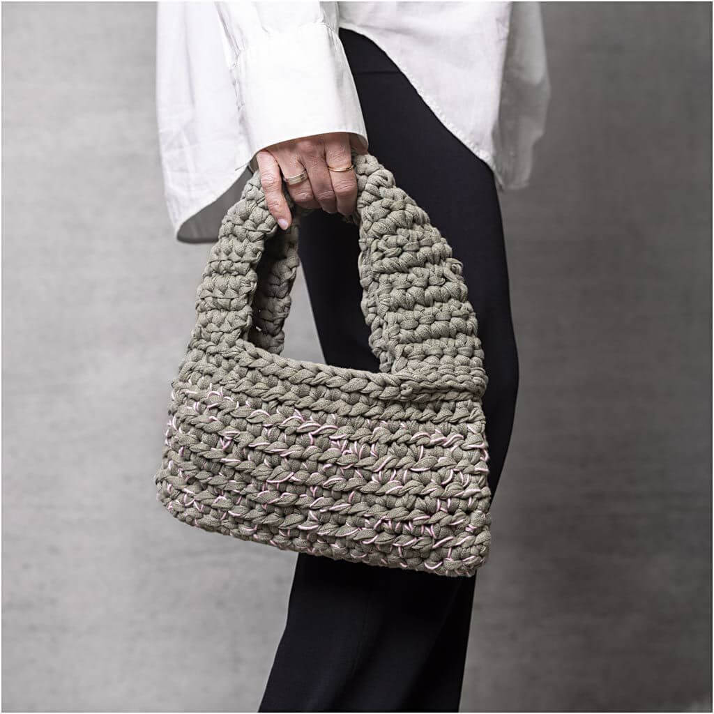 Creativ Company Kreativ-Set Häkeln Grob gehäkelte Tasche bei bei bei bei bei bei bei bei bei bei bei Lieblingsgarn