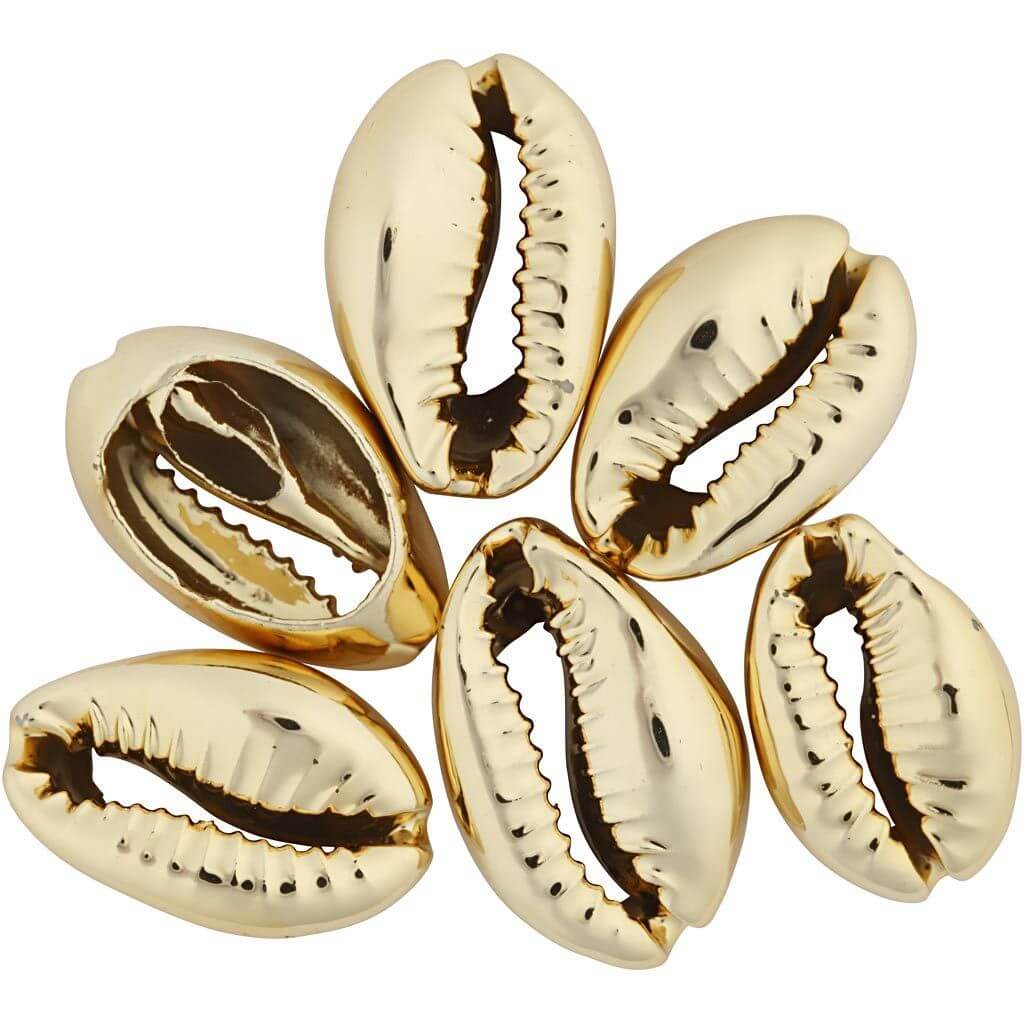Creativ Company Muschelperlen vergoldet, 6 Stk. bei bei bei bei bei bei bei bei bei bei Lieblingsgarn