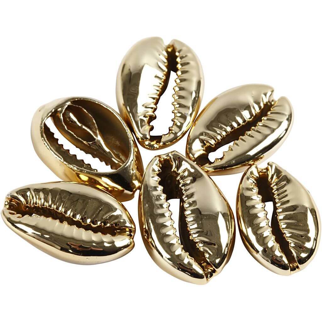 Creativ Company Muschelperlen vergoldet, 6 Stk. bei bei bei bei bei bei bei bei bei bei Lieblingsgarn