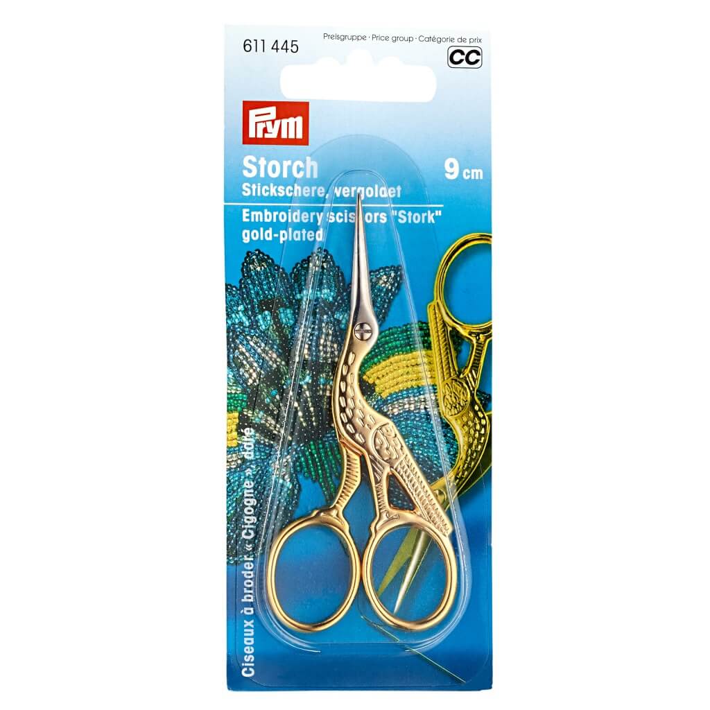 Prym Scheren Prym Stickschere Storch 9 cm vergoldet bei bei bei bei bei bei bei bei bei bei bei bei bei Lieblingsgarn
