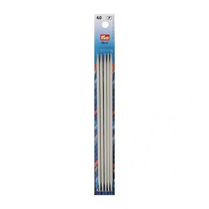 Prym Strumpfstricknadeln ALU 10 - 40 cm, Farbe 20 – Metall bei Lieblingsgarn