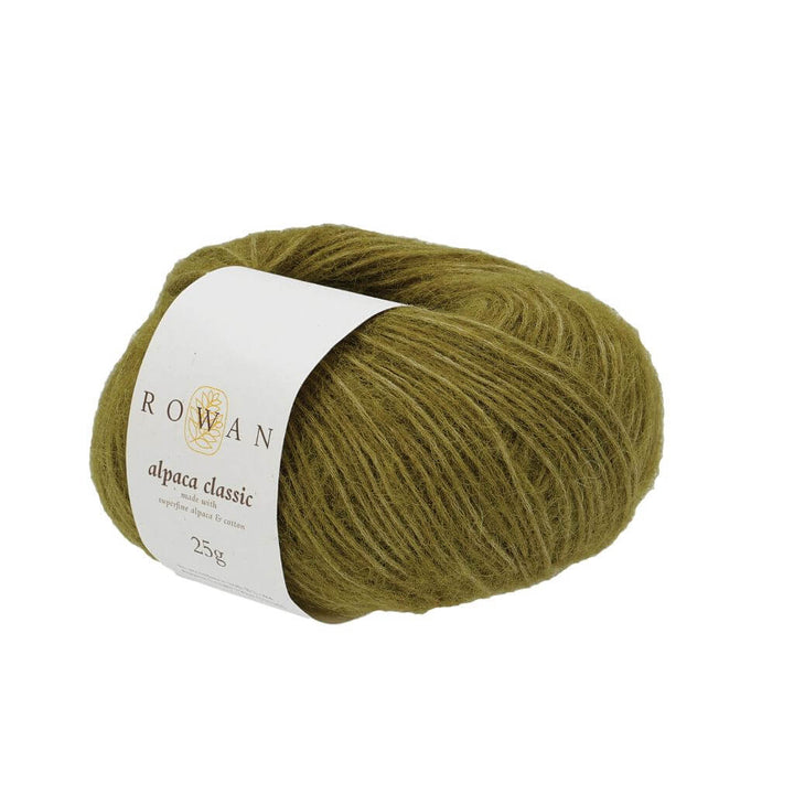 Rowan Alpaca Classic, Farbe 111 moss – Alpaka und Baumwolle bei Lieblingsgarn