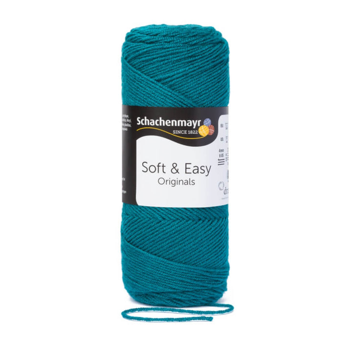 Schachenmayr Soft &amp; Easy, Farbe 69 Petrol – Polyacryl bei Lieblingsgarn