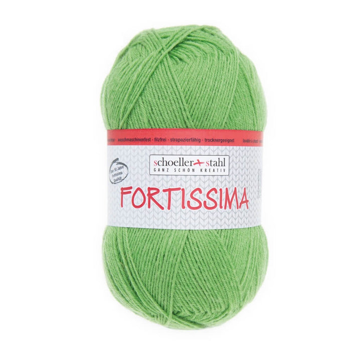 Schoeller + Stahl Fortissima Socka 100 - Sockenwolle, Farbe 2006 Gras – Polyamid und Schurwolle bei Lieblingsgarn