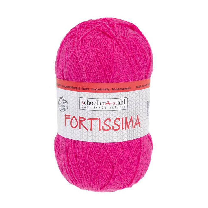 Schoeller + Stahl Fortissima Socka 100 - Sockenwolle, Farbe 2012 Fuchsie – Polyamid und Schurwolle bei Lieblingsgarn