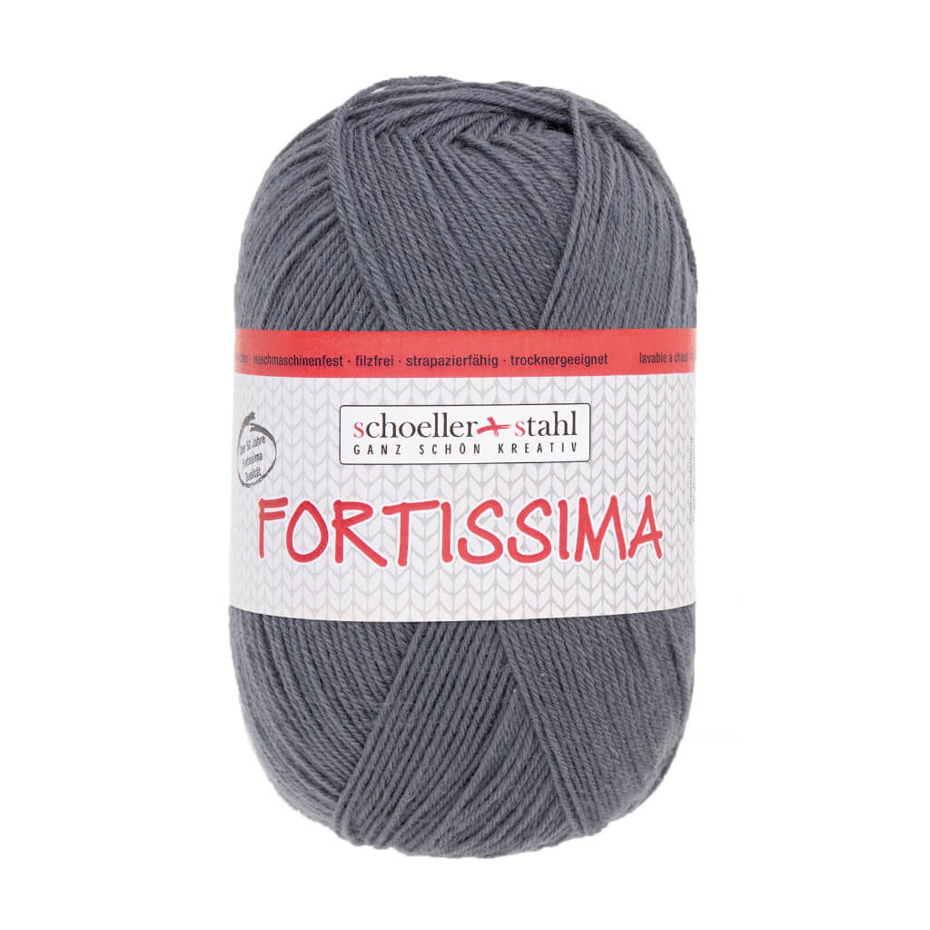 Schoeller + Stahl Fortissima Socka 100 - Sockenwolle, Farbe 2028 Maus – Polyamid und Schurwolle bei Lieblingsgarn