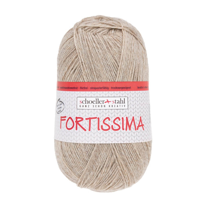 Schoeller + Stahl Fortissima Socka 100 - Sockenwolle, Farbe 2074 Holz Meliert – Polyamid und Schurwolle bei Lieblingsgarn